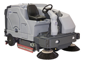 SCRUB DRY AND SWEEP RIDE ON MACHINE